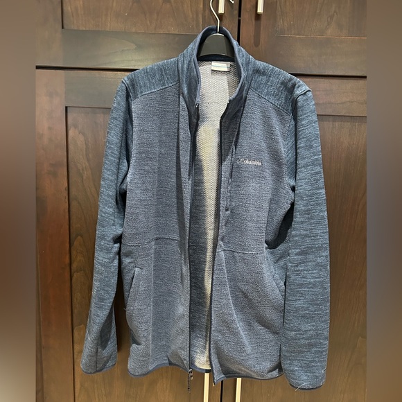 Mens Columbia Jacket Fleece Size small men’s gray windbreaker - Picture 2 of 6